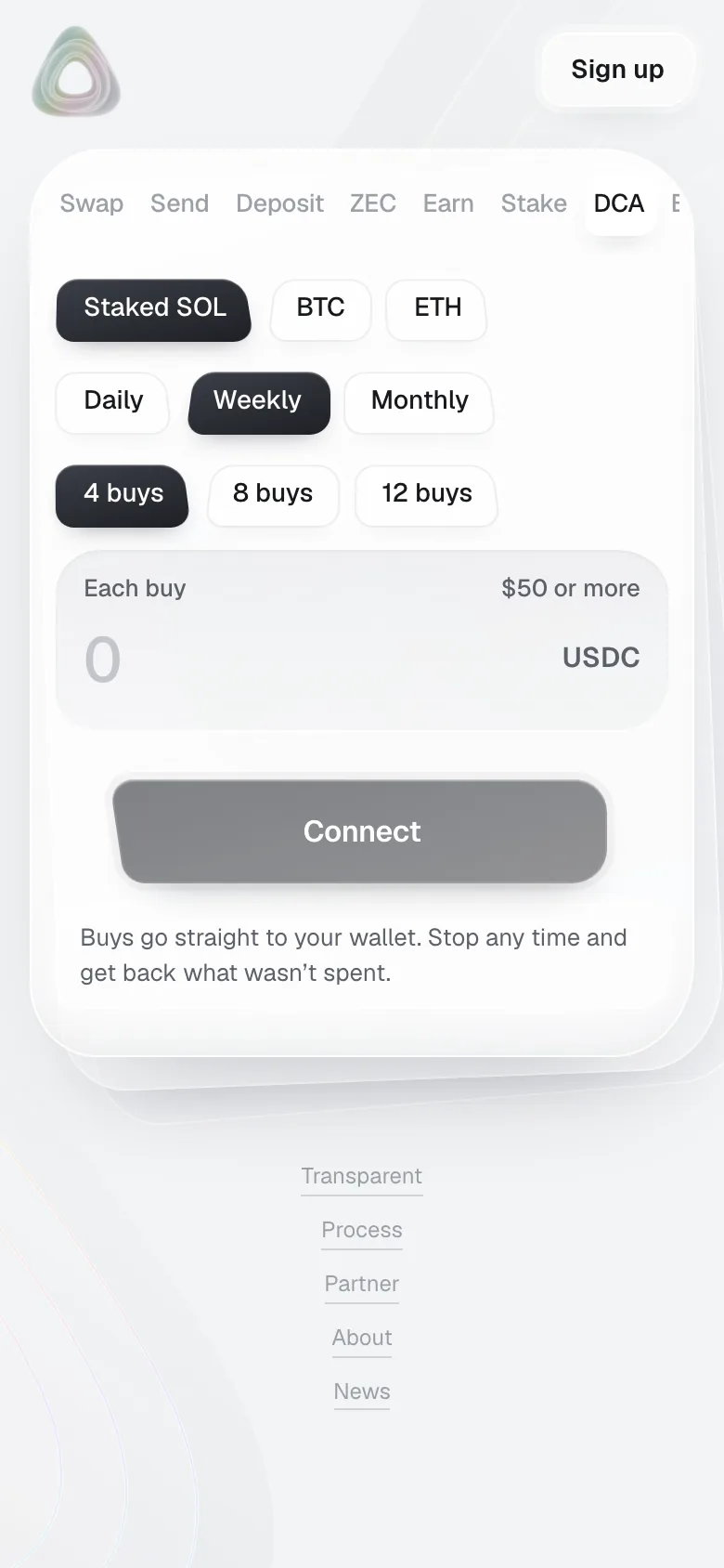 Still DCA: pick a coin, how often and how many buys